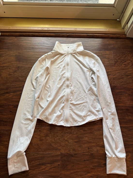 Jackets & Blazers - Lightweight Athletic Zip Jacket - White